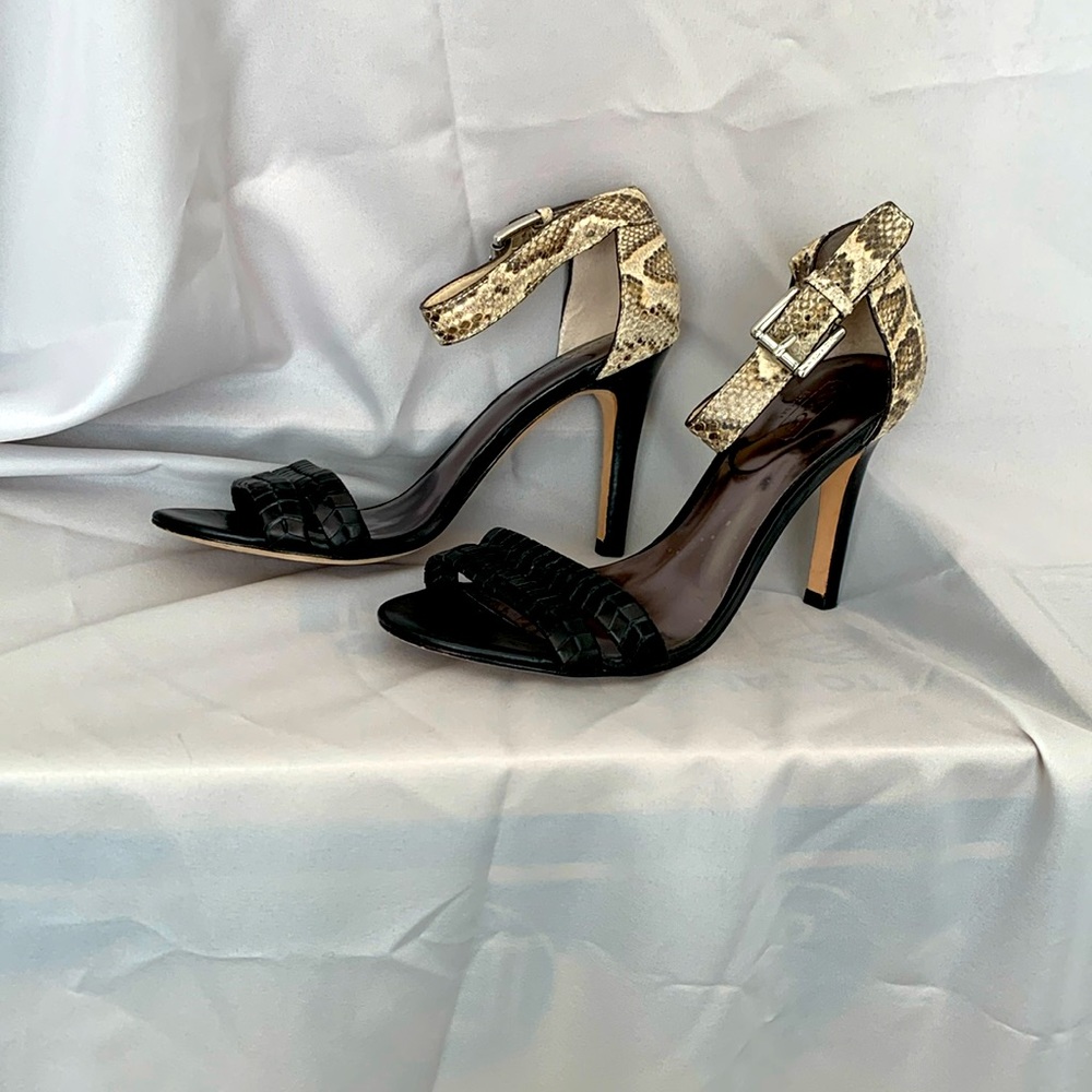 Coach Ankle Strap Heeled Sandals